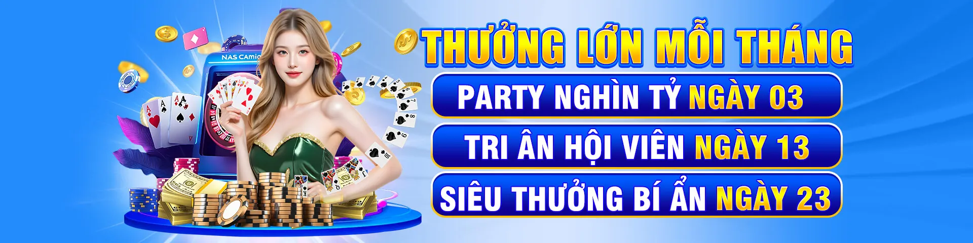 Banner ưu đãi lớn ev99 game, tiền thưởng và phần quà hấp dẫn